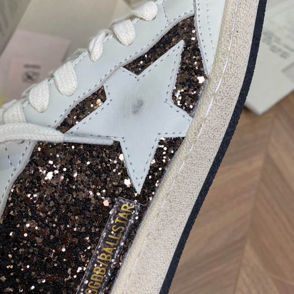 Brand new vintage finish Golden Goose-Super-Star women's casual sneakers - Picture 4 of 10